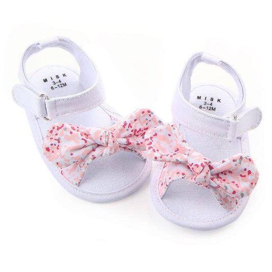 0 18Months Toddler Boys Girls sandals Soft Sole Bow Shoes Summer