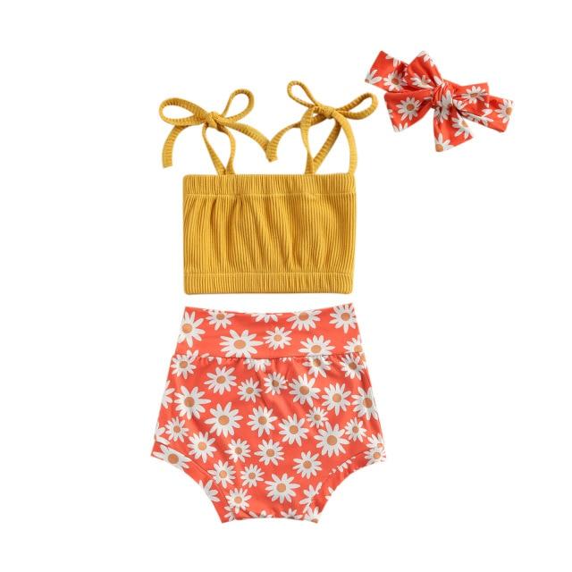 0-24M Three Piece Summer Outfit