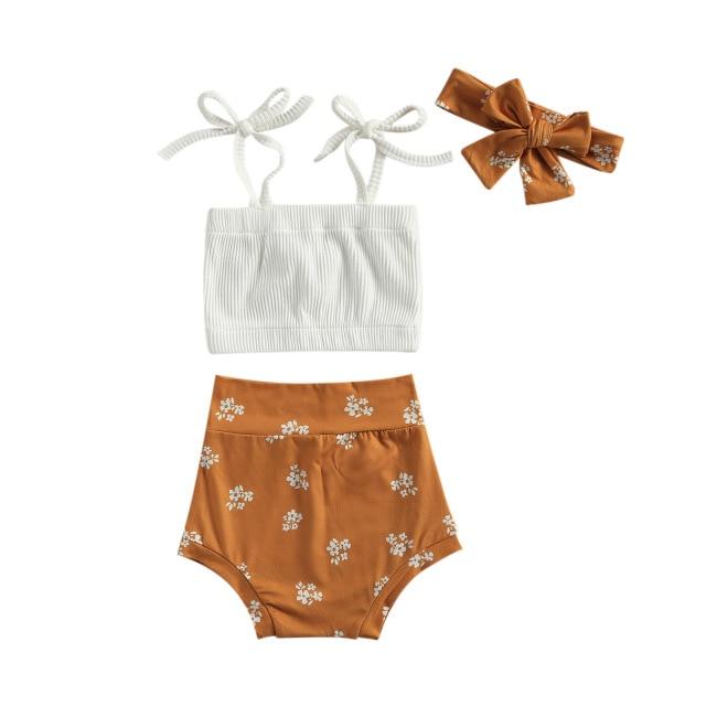 0-24M Three Piece Summer Outfit