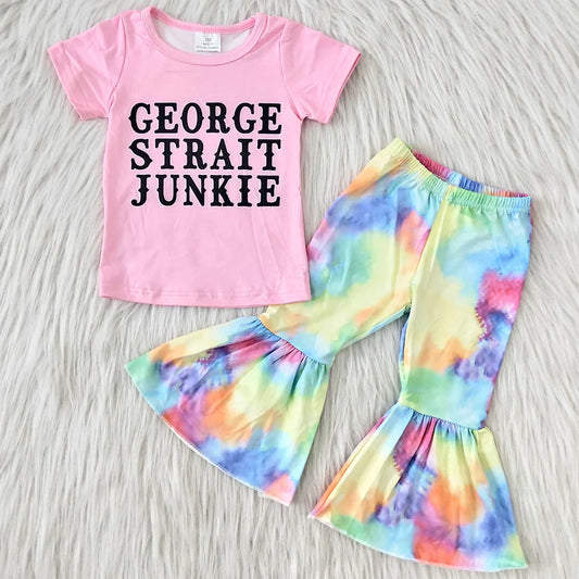 Hot Sale Kids Designer Clothes Girls Bell Sets George Strait Fashion