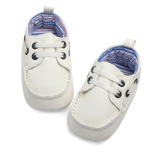 Newborn Infant Baby Double Soft Sole Leather