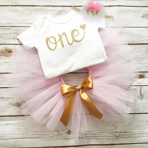 One Year Old Baby Girls Clothes for Birthday Party