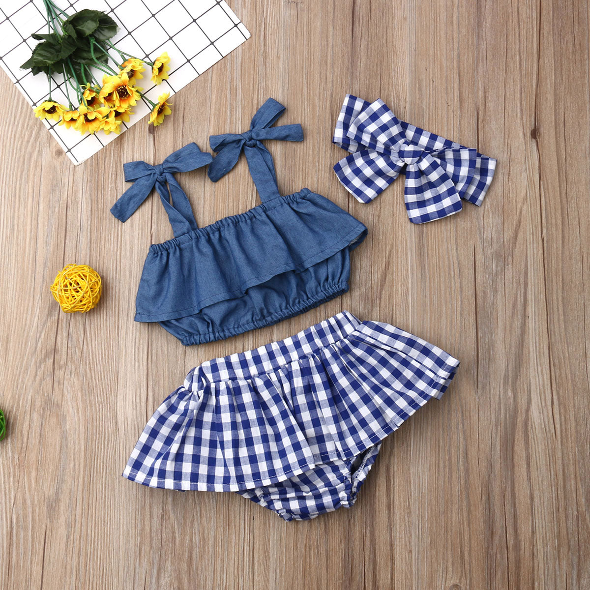 Pudcoco Newest Fashion Summer Newborn Baby Girl Clothes Sling Ruffle