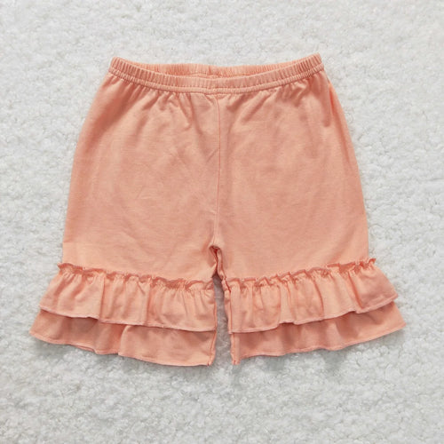 Wholesale Baby Girl Summer Cotton Clothing Ruffle Shorts Kids Boutique