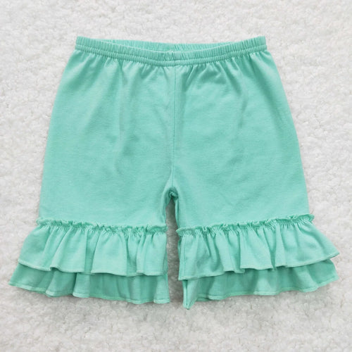 Wholesale Baby Girl Summer Cotton Clothing Ruffle Shorts Kids Boutique